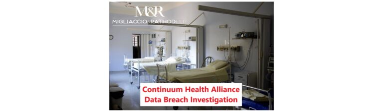 Continuum Health Alliance Data Breach Investigation Migliaccio