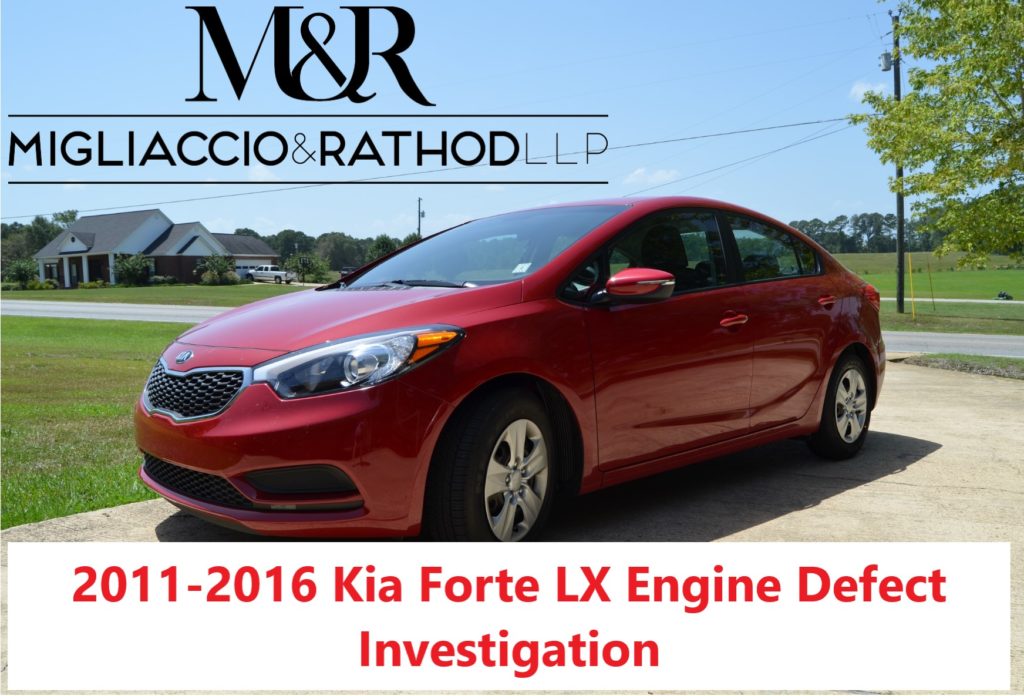 2011-2016 Kia Forte LX Engine Defect Investigation | Migliaccio
