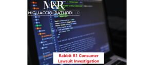 Rabbit r1 lawsuit investigation