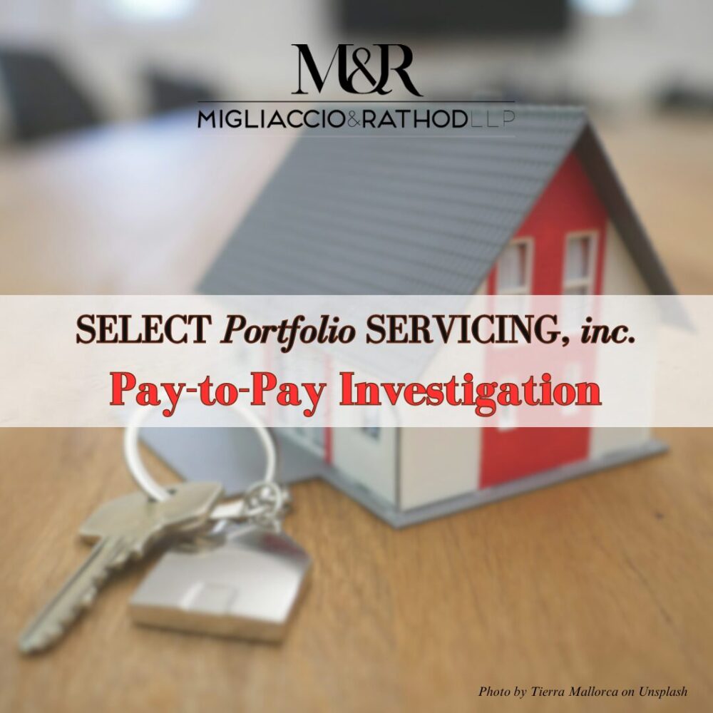 Select Portfolio Servicing, Inc. PaytoPay Fees Investigation