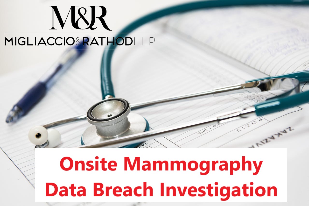 Onsite Mammography Data Breach Investigation