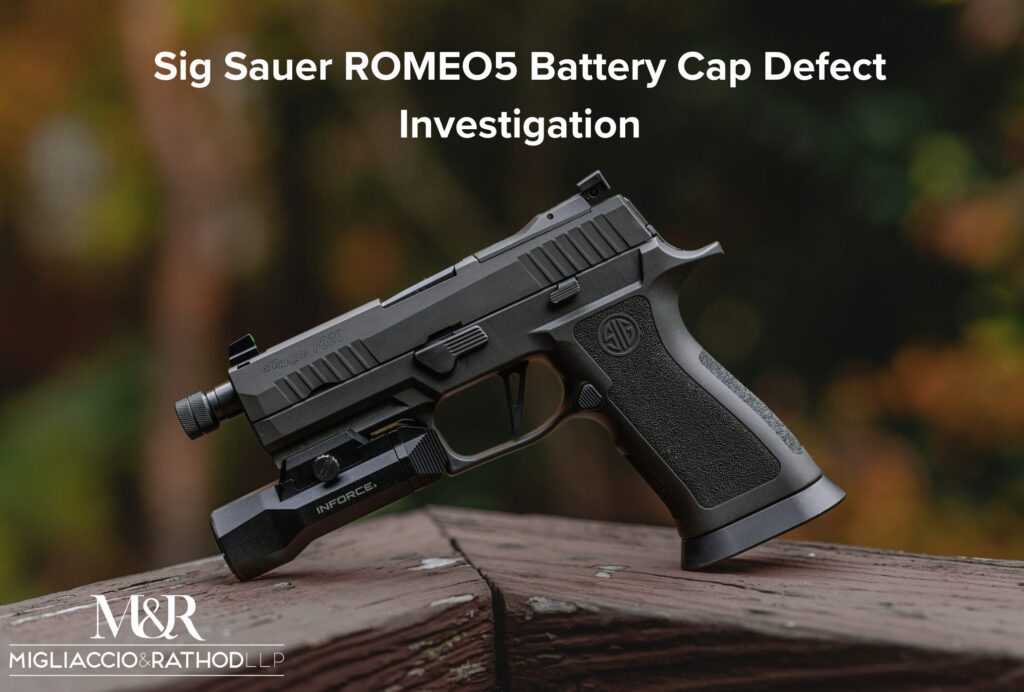 Sig Sauer ROMEO5 Battery Cap Defect Investigation - M&R