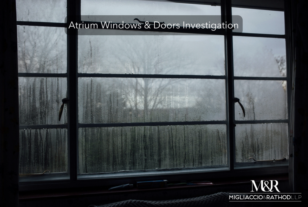 Atrium Windows & Doors Investigation - M&R
